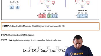 Heteronuclear Diatomic Molecules MO Diagram Example