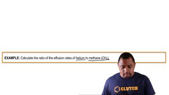 Ratio of Effusion Rate Example