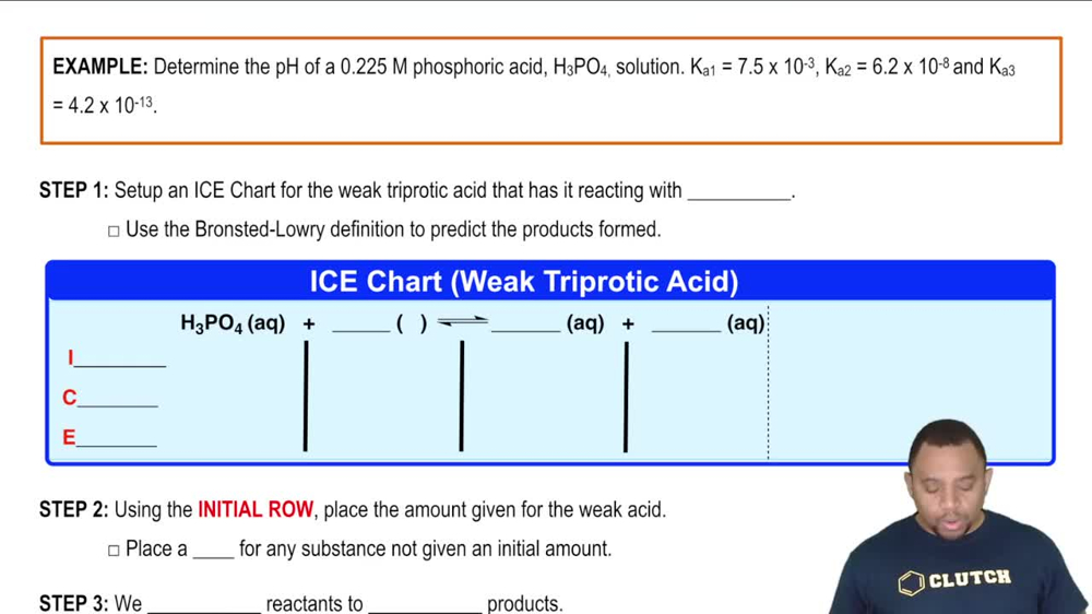 Triprotic Acid pH Example
