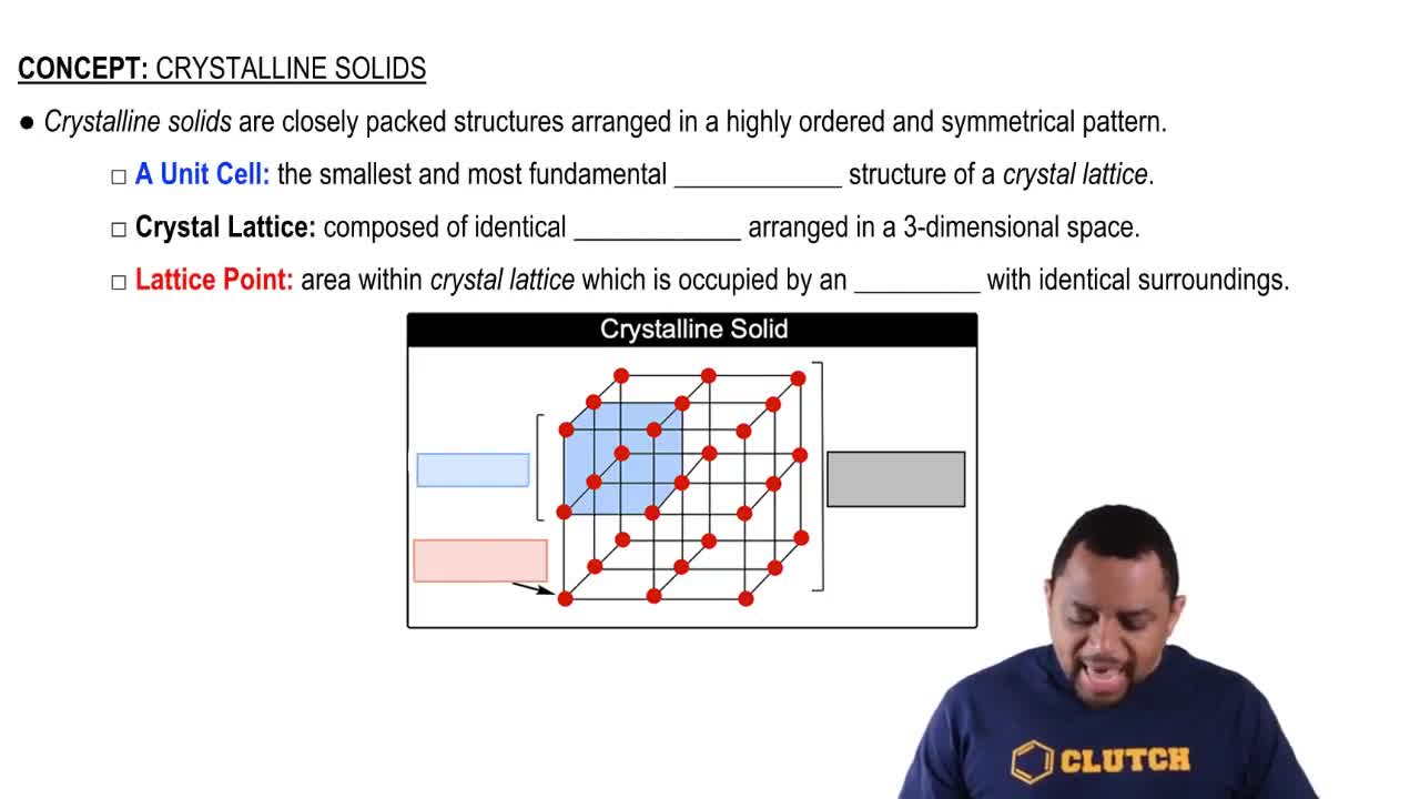 Crystalline Solids Structure