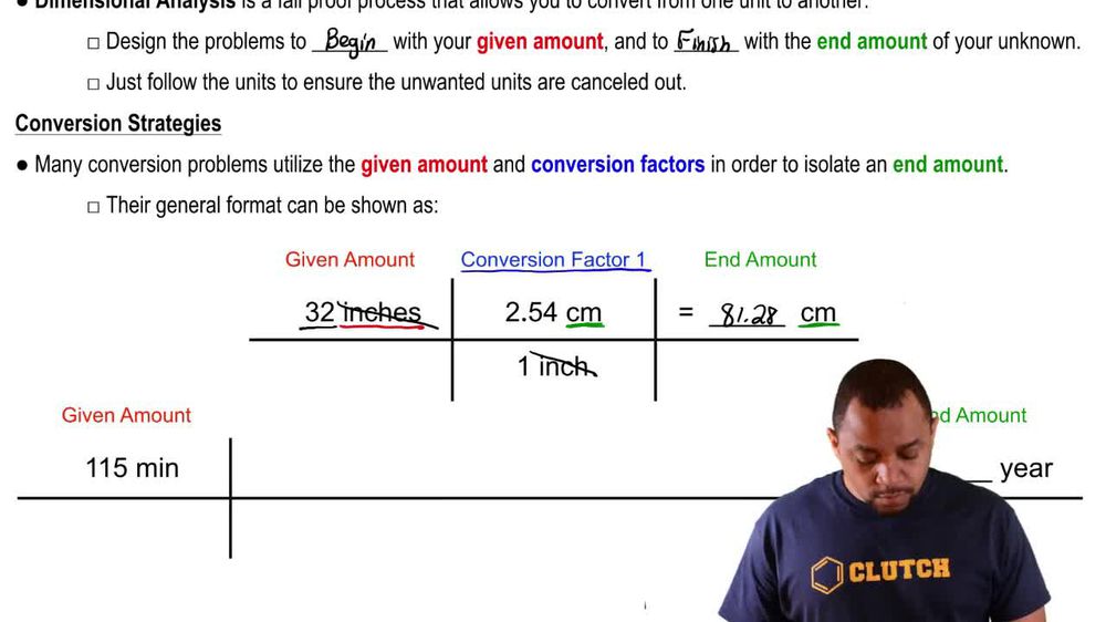Dimensional Analysis
