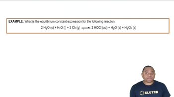 Equilibrium Constant Expressions Example