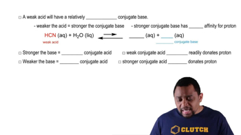 Conjugate Acid-Base Relationships