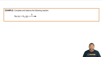 Hydrogen Compounds Example