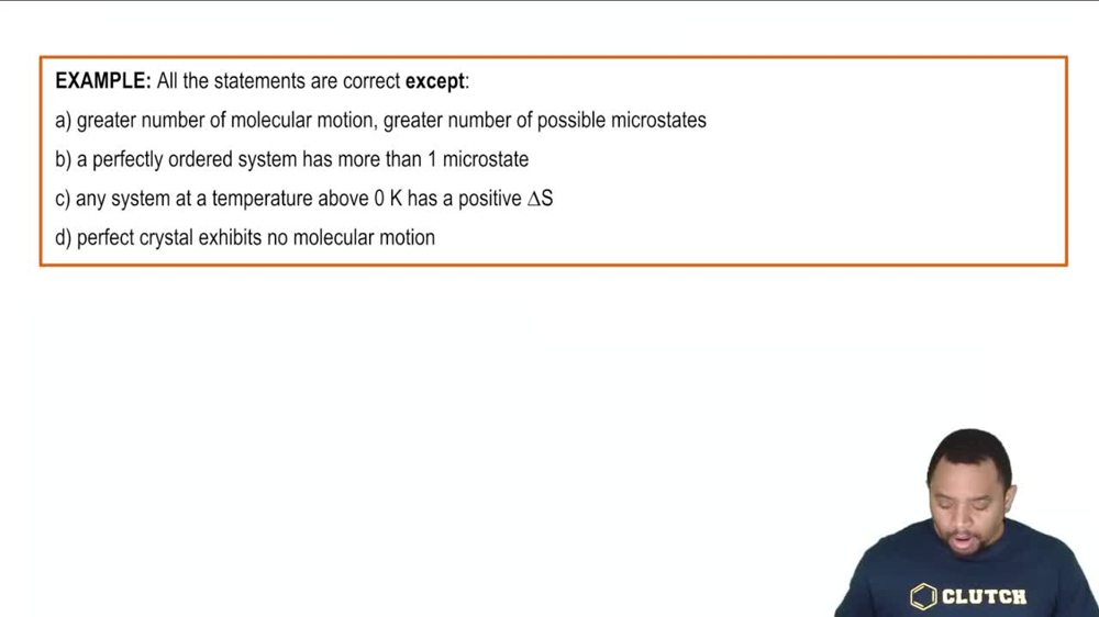 Third Law of Thermodynamics Example