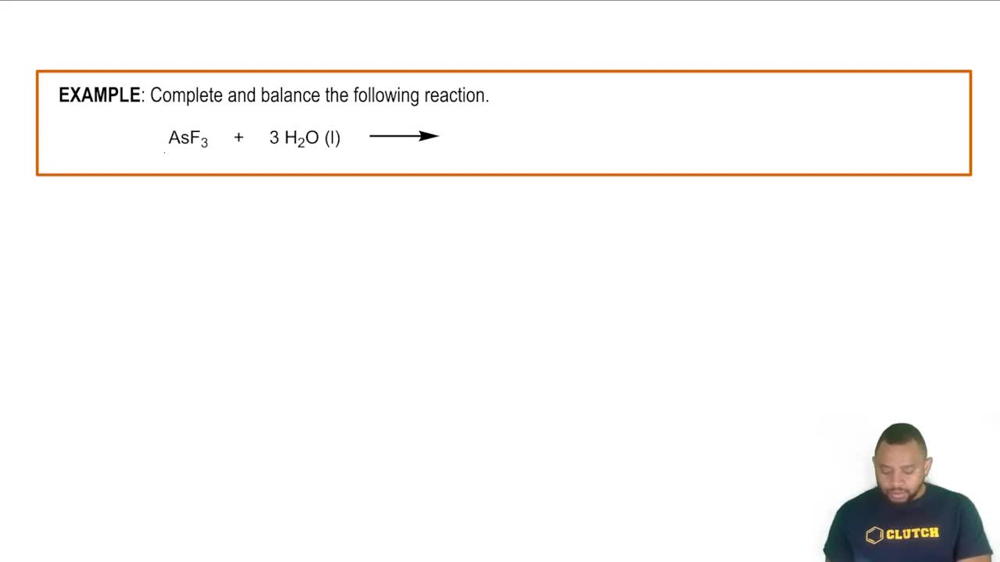 Nitrogen Family Reactions Example