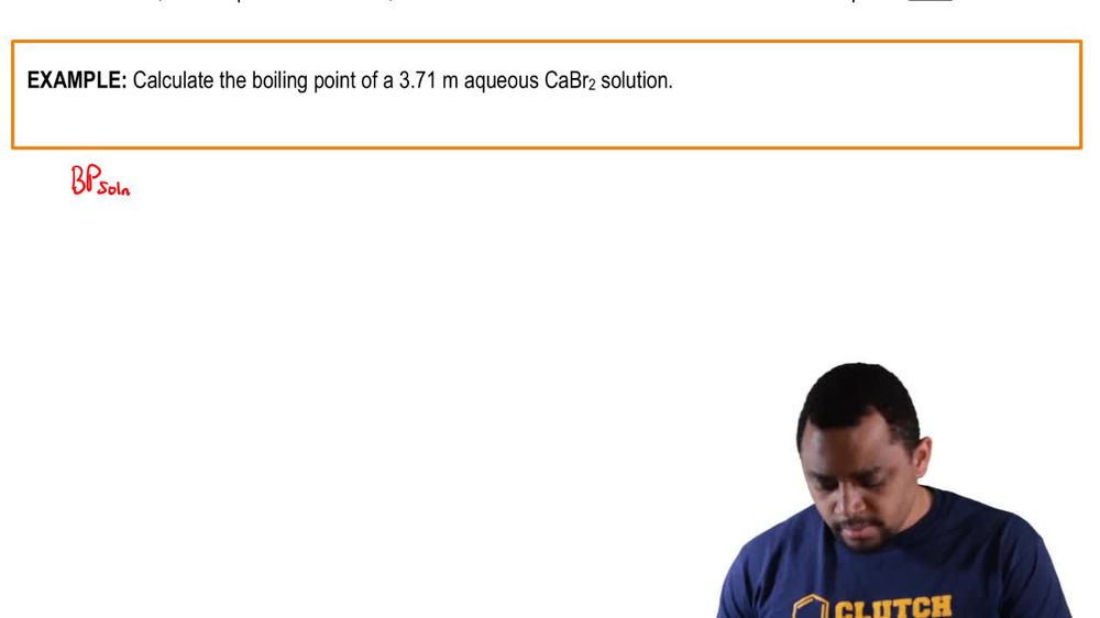 Boiling Point Calculation Example
