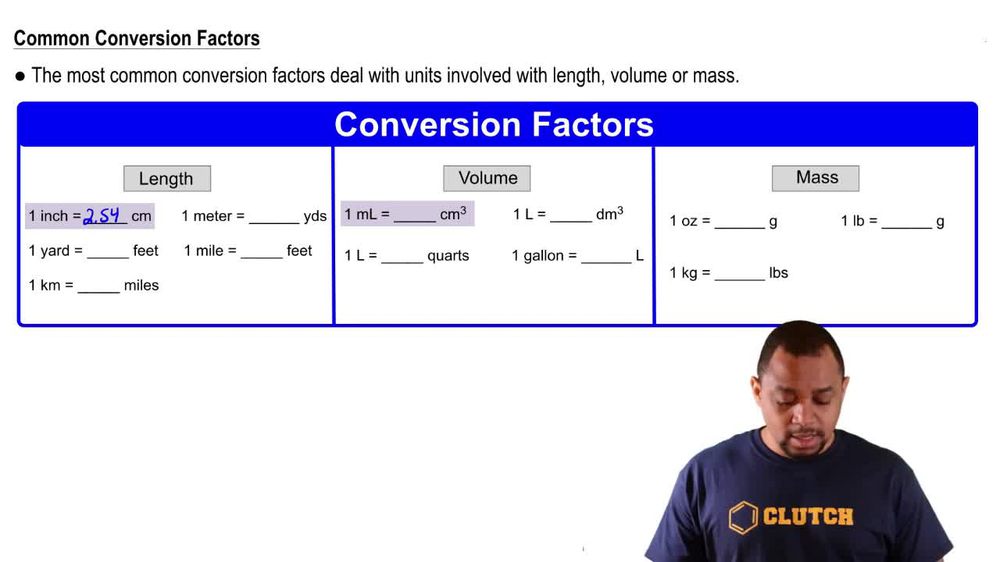 Common Conversion Factors