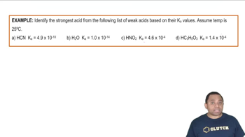 Ka and Kb Example