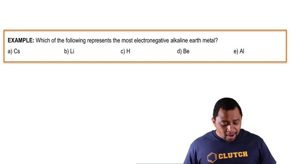Electronegativity Example