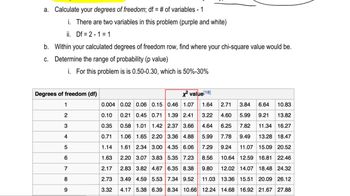 Chi Square Analysis