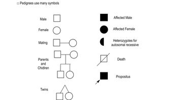 Pedigree Symbols
