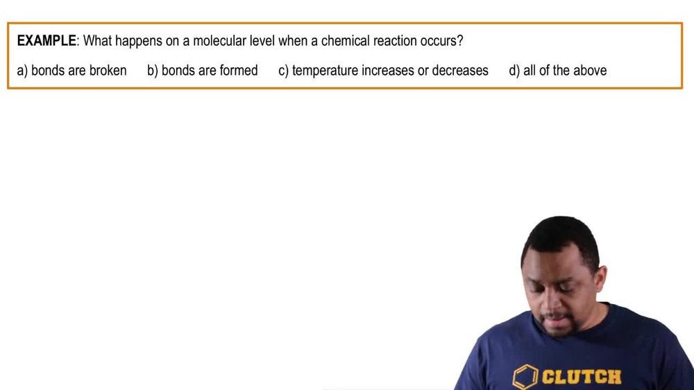 Chemical Reaction: Chemical Change Example 1