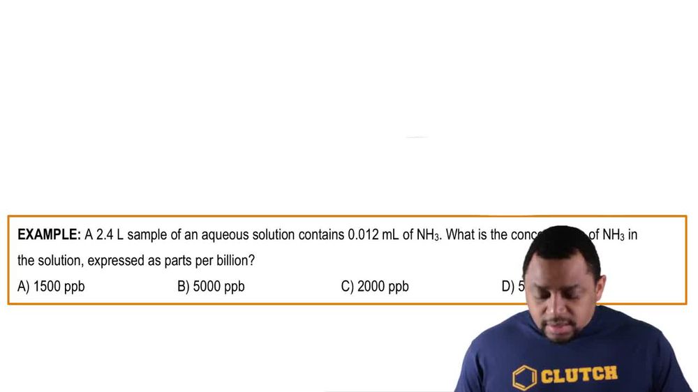 Parts per Million (ppm) Example 2