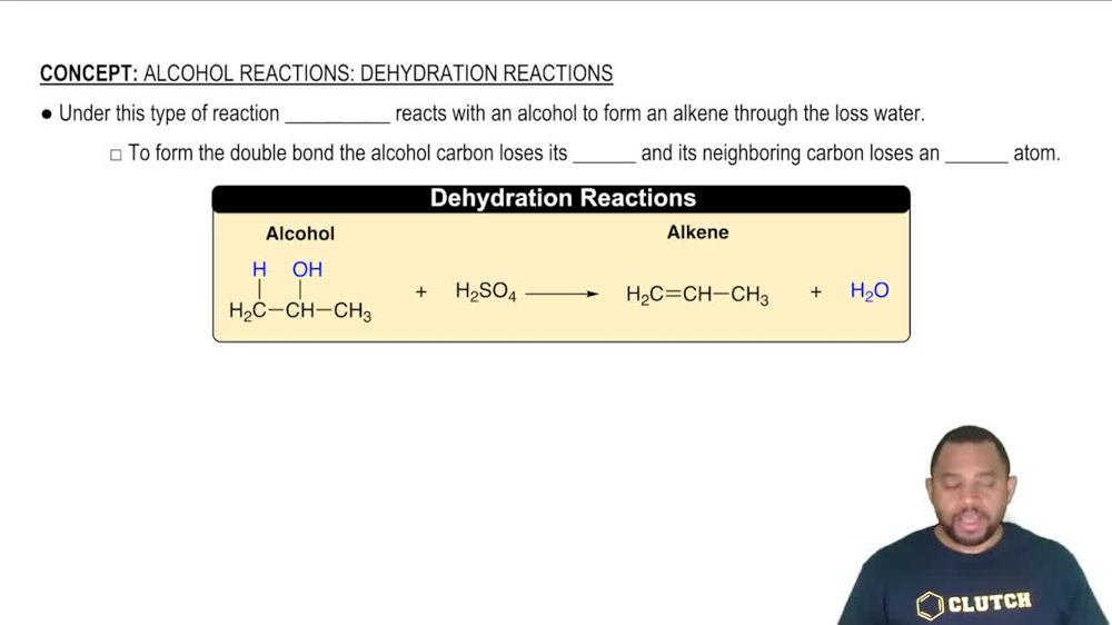 Alcohol Reactions: Dehydration Reactions Concept 1
