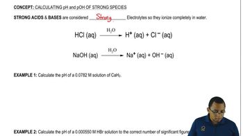 pH of Strong Acids & Bases Concept 1