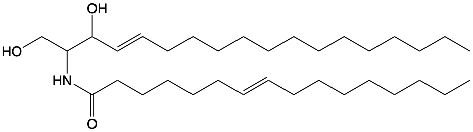 Chemical structures of saponifiable lipids for identifying backbones in triacylglycerol reactions.