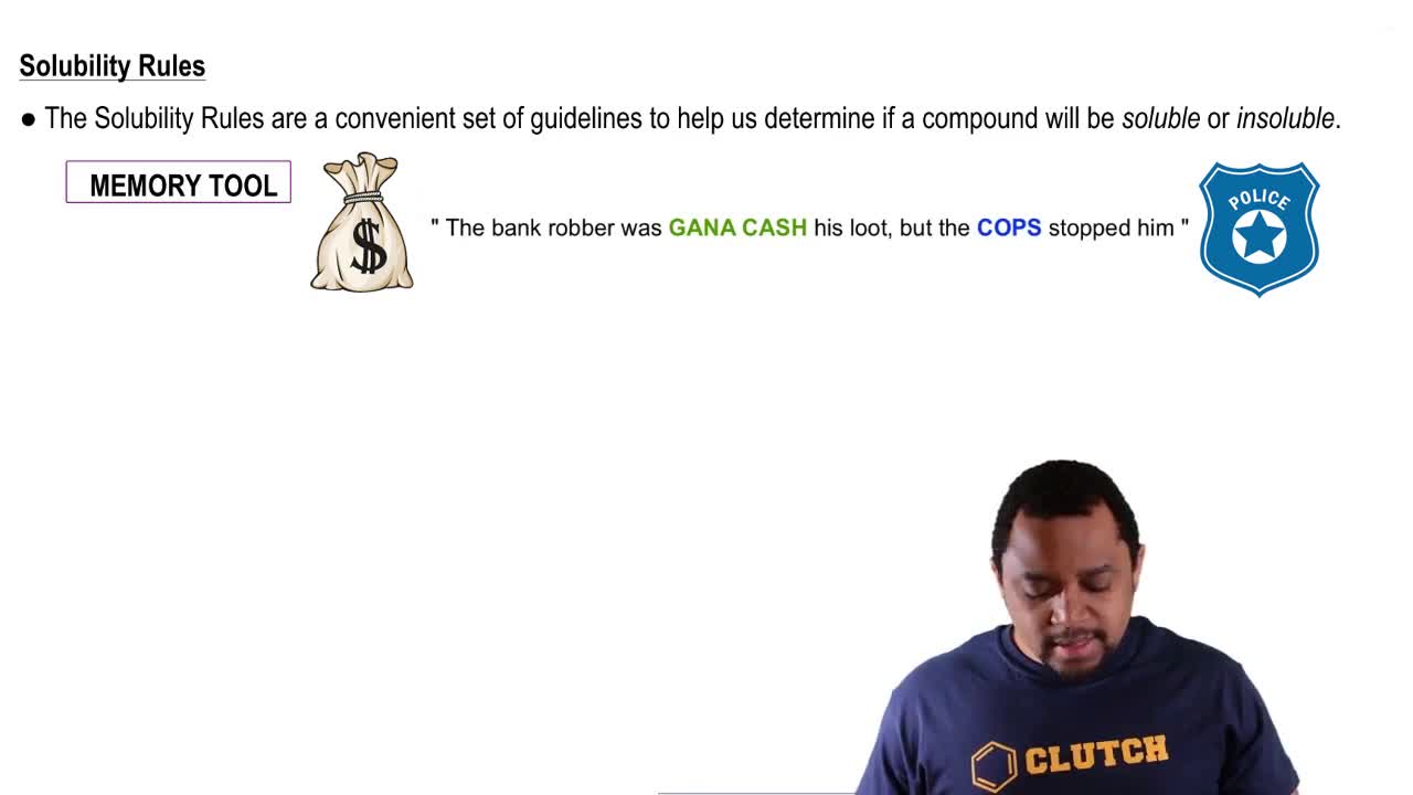 Solubility Rules