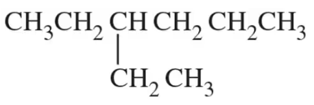Condensed chemical structures of organic compounds, illustrating the conversion to skeletal formulas.