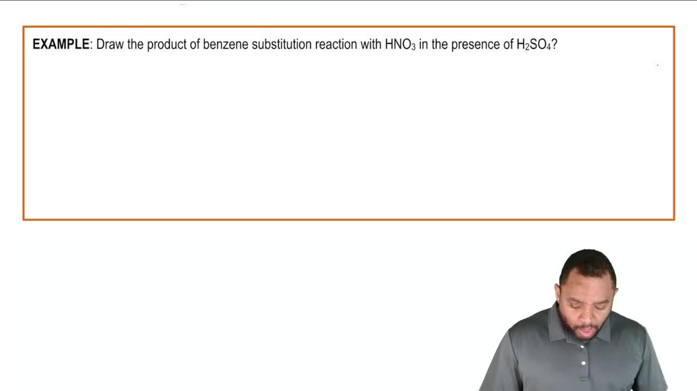 Benzene Reaction: Nitration Example 1
