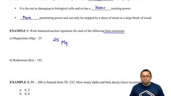 Beta Decay Example 1