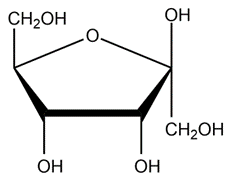 Cyclic structure of a monosaccharide, question about α- or β-anomer classification.