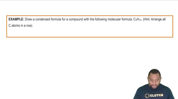 Condensed Formula Example 1