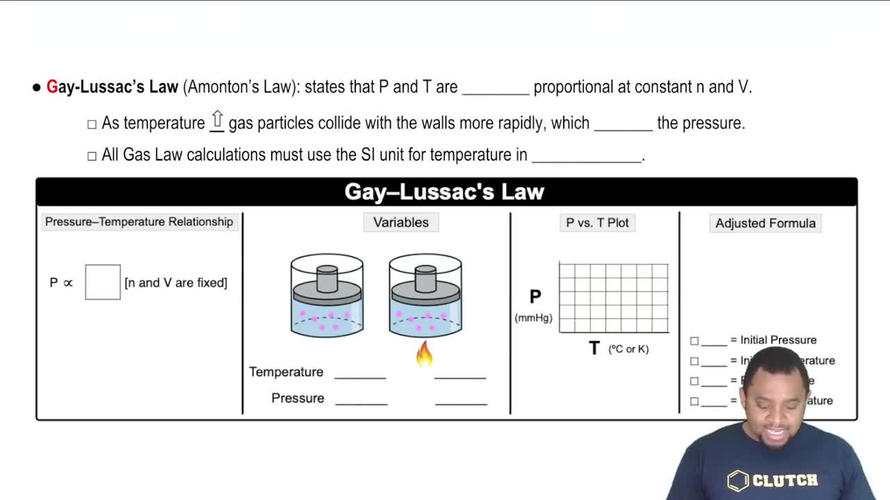 Chemistry Gas Laws Concept 3