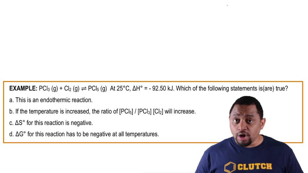 Gibbs Free Energy (Simplified) Example 2