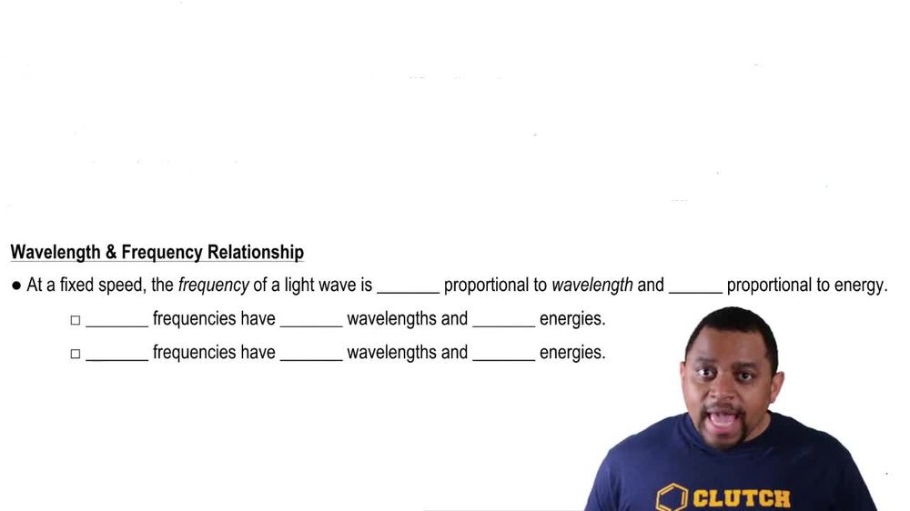 Wavelength and Frequency (Simplified) Concept 2