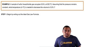 The Ideal Gas Law Derivations Example 1