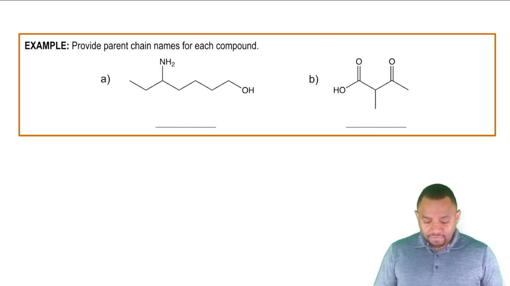 Functional Group Priorities Example 1