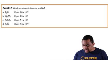 Solubility Product Constant (Ksp) Example 1