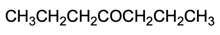 Line structure of a ketone compound for naming ketones in chapter 15 of the gob course.
