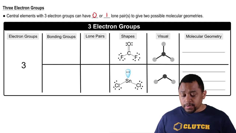Molecular Geometry (Simplified) Concept 2