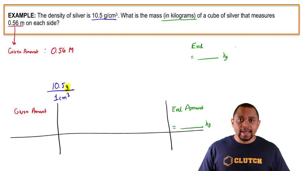 Density of Geometric Objects Example