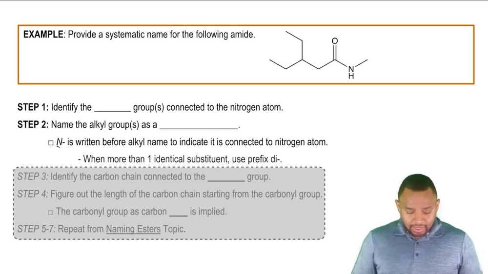 IUPAC Rules for Naming Amides Example 2