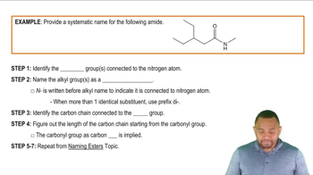 IUPAC Rules for Naming Amides Example 2