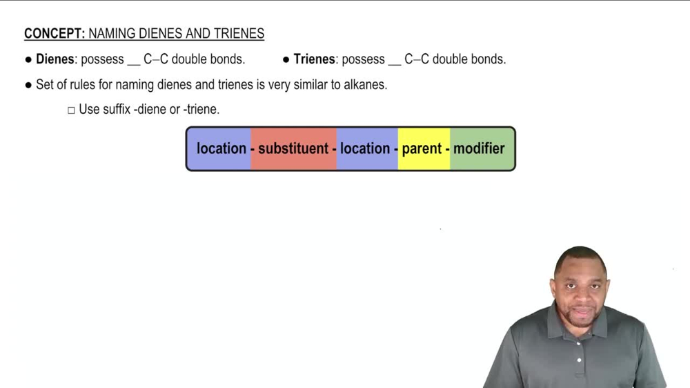 Naming Dienes and Trienes Concept 1