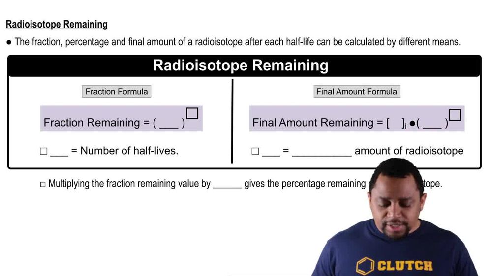Radioactive Half-Life Concept 2