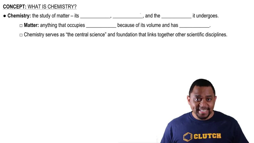 What is Chemistry? Concept 1