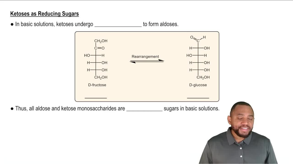 Ketoses as Reducing Sugars Concept 2