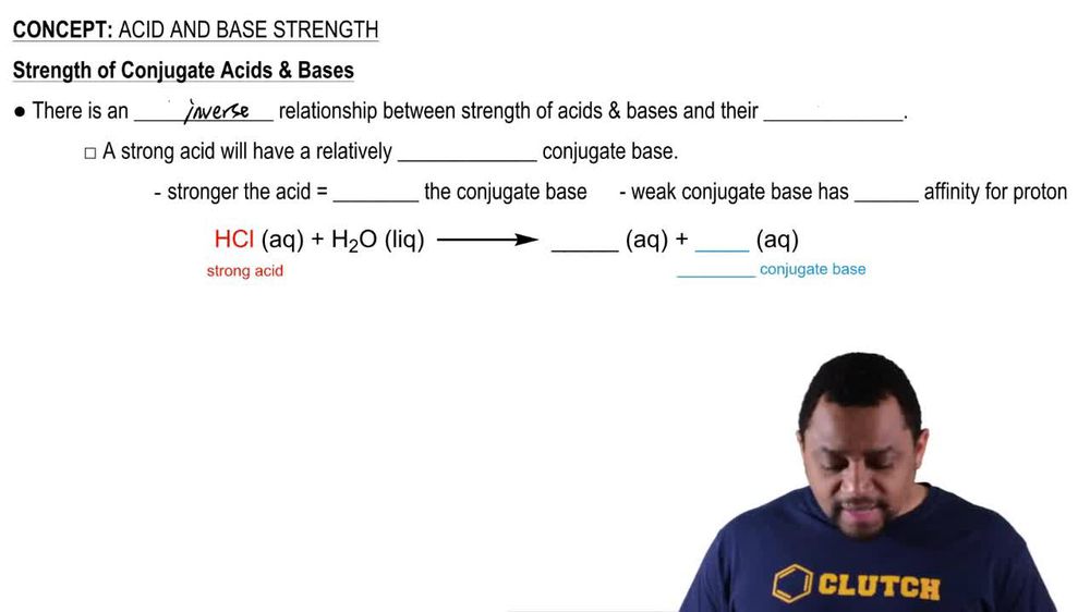 Acid and Base Strength Concept 3