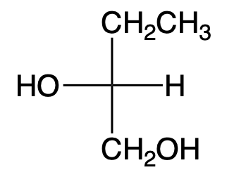 Molecular structure illustrating D and L configurations of carbohydrates.