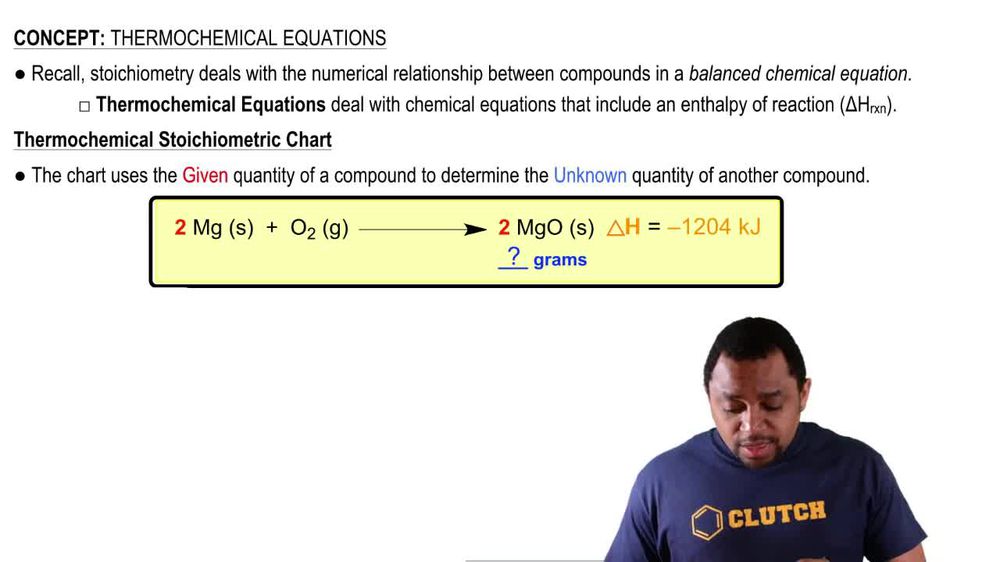 Thermochemical Equations