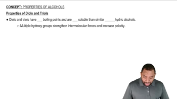 Properties of Diols and Triols Concept 3