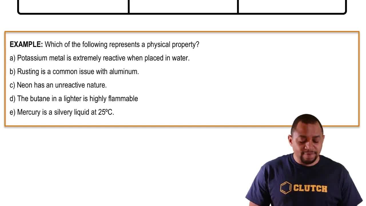 Physical Properties Example