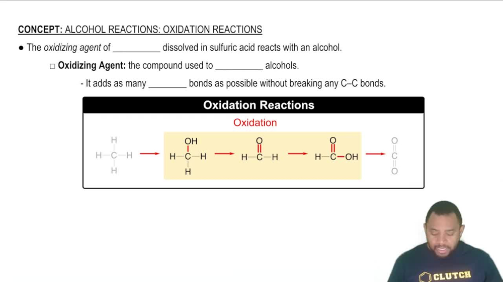 Alcohol Reactions: Oxidation Concept 1