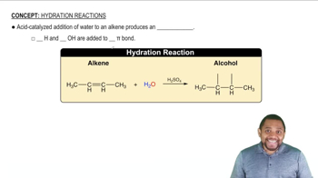 Symmetric Alkene Hydration Concept 1