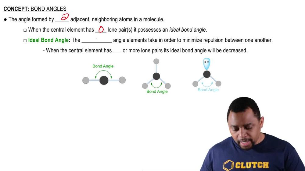Bond Angles (Simplified) Concept 1